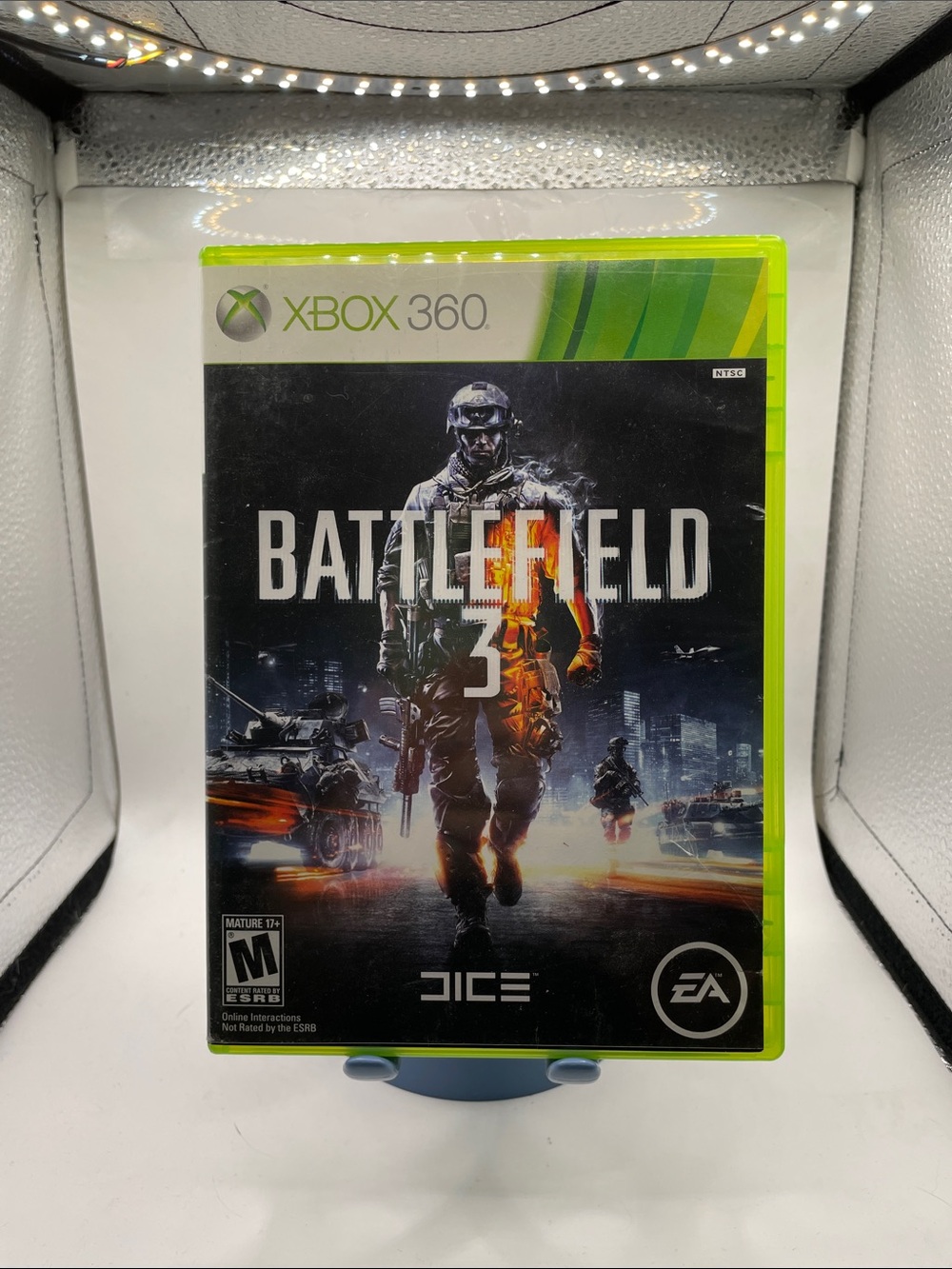 Microsoft Xbox 360 Battlefield 3 with Neon Green Case
